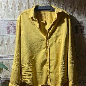 Frank & Eileen ladies Eileen shirt Button up relaxed, distressed hemline